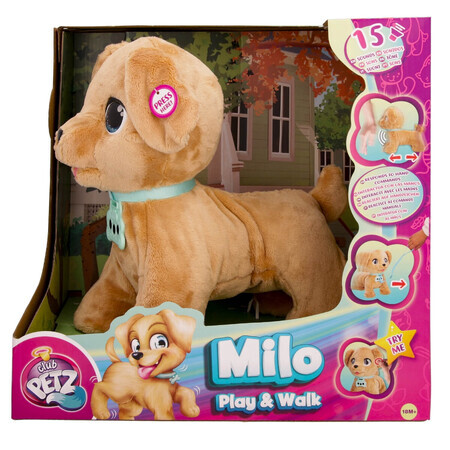 Interactieve puppy Milo, +18 maanden, Club Petz