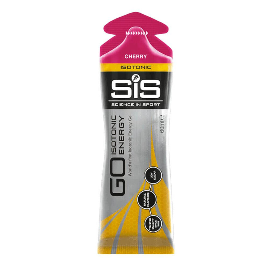 Isotonic energizing gel with cherry Go Isotonic, 60 ml, Sis