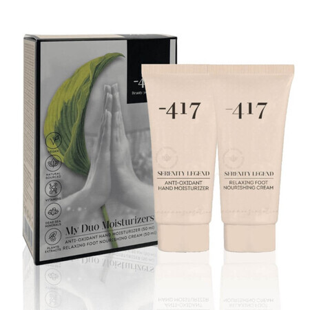 Set de soins, Crème pour les mains 50 ml + Crème pour les pieds 50 ml My Duo Moisturisers Ocean, Minus 417