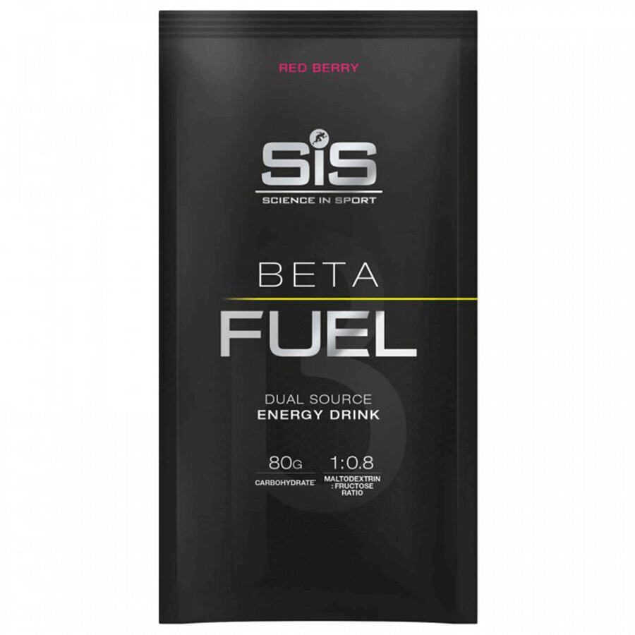 Beta Fuel red fruit flavored energy drink, 82 g, Sis