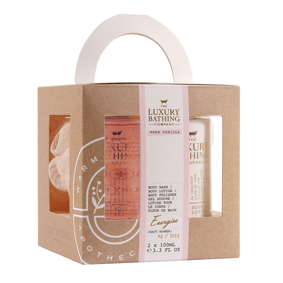 Coffret Cadou Warm Vanilla Energise, The Luxury Bathing