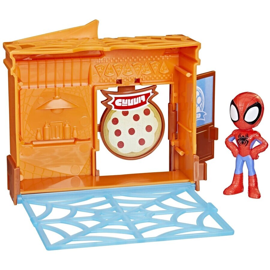 Speelset City Bloks Pizzeria Spidey en zijn Verbazingwekkende Vrienden, +3 jaar, Hasbro