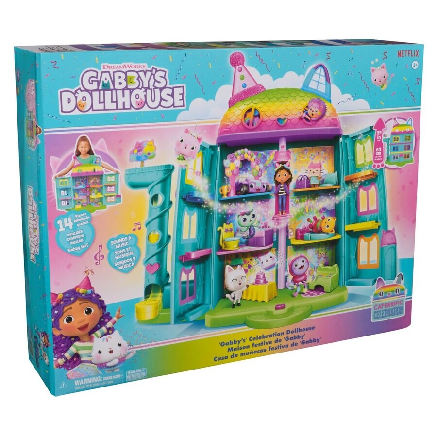 Party house, + 3 ans, Gabbys's Dollhouse