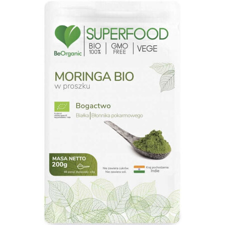 BeOrganic Moringa en poudre 200g