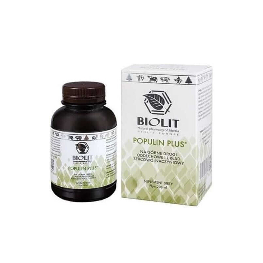 Populin Plus estratto di pioppo nero 200ml BIOLIT