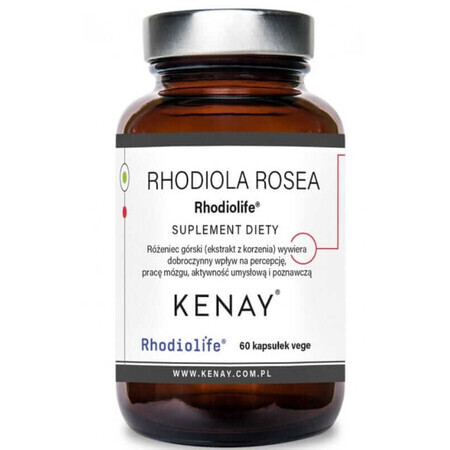 Rhodiola rosea Rhodiolife 60 capsules Kenay