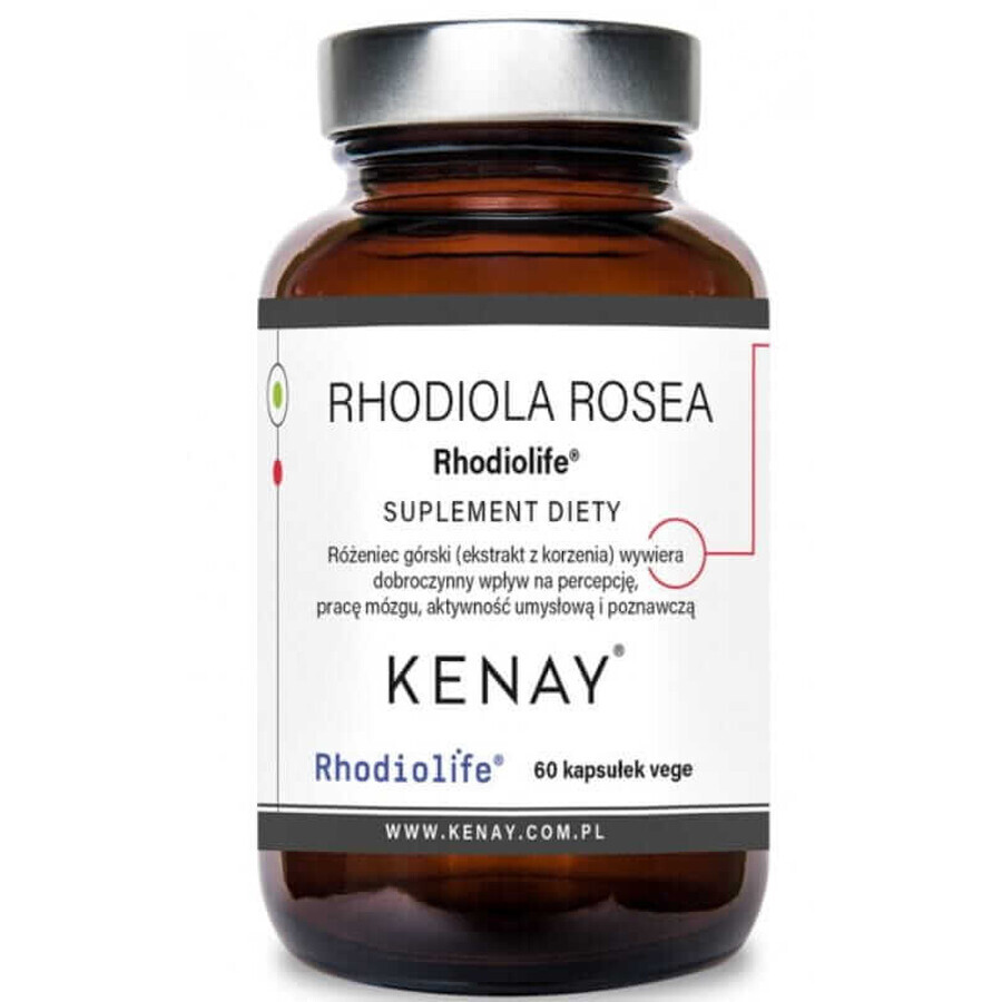 Rhodiola rosea Rhodiolife 60 capsules Kenay