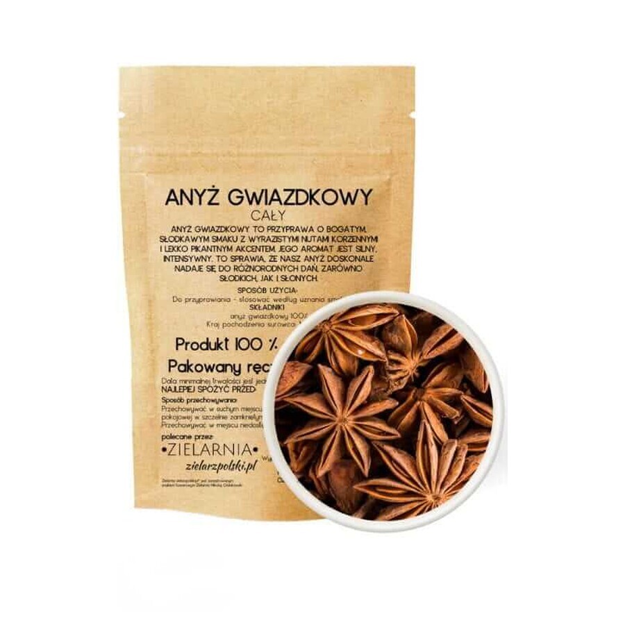 Whole star anise 50g HERBARZPOLSKI