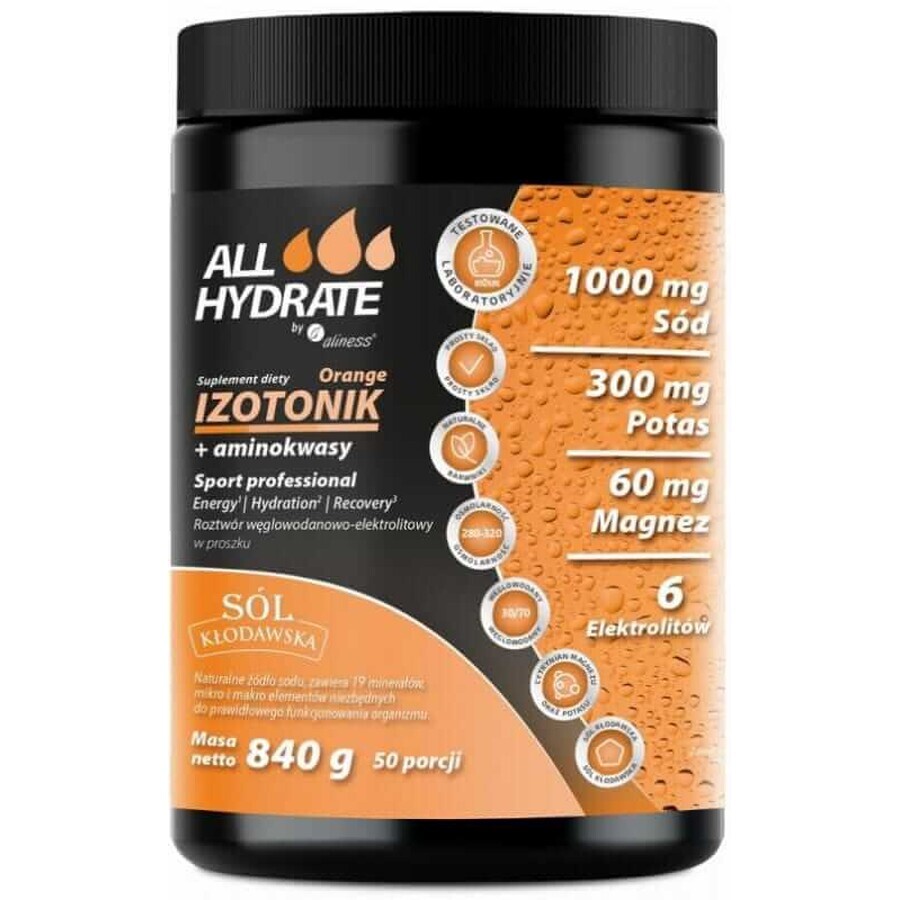 Naranja Isotónica + Aminoácidos 840g ALLHydrate