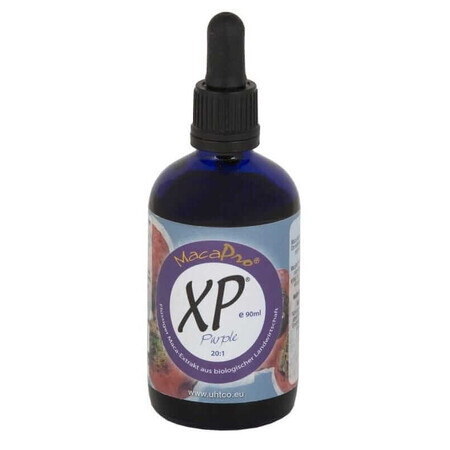 Maca Pro XP Purple - vloeibaar extract van paarse (rode) maca 20:1 90ml eco biologische maca, Peruaanse Oogst