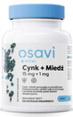 Osavi Zinc + Cuivre, 15 mg + 1 mg - 120 g&#233;lules v&#233;g&#233;tales