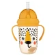 Canpol Babies, cană de picurare cu tub și greutate, BabiesBoo, ghepard, de la 6 luni, 270 ml