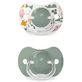 Suavinex A walk in the park SX Pro, fysiologische fopspeen, silicone, olijf, vanaf 18 maanden, 2 stuks