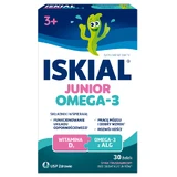 Iskial Junior Omega-3, jellies for children from 3 years, strawberry flavor, 30 pieces