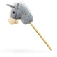 Calut de jucarie cu miscare si sunete Hobby Horse, Grey, Milly Mally