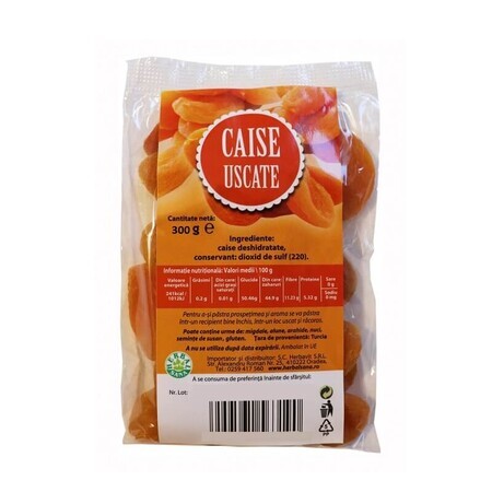 Abricots secs, 300 gr, Herbal Sana