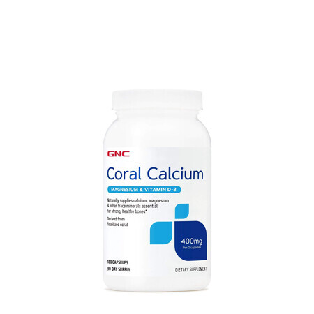 Coral Calcium, 180 gélules, GNC