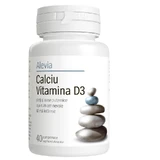 Calcium avec vitamine D3, 40 comprimés, Alevia