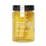 Miel d'acacia avec nid d'abeille, 500 g, Apisrom