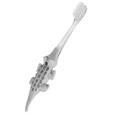 Ackuku, children's toothbrush, crocodile, green, from 12 months, 1 piece