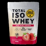 Poudre de protéines Total Iso Whey au goût de fraise, 450 g, Gold Nutrition