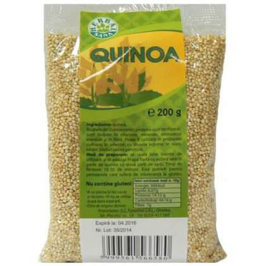 Boabe de Quinoa, 200 g, Herbavit