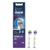 Têtes de remplacement pour brosse à dents électrique, 3D White, 2 pièces, Oral-B