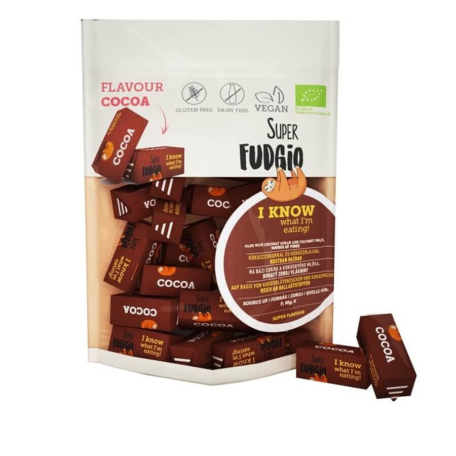 Caramel bio au cacao, 150 g, Super Fudgio