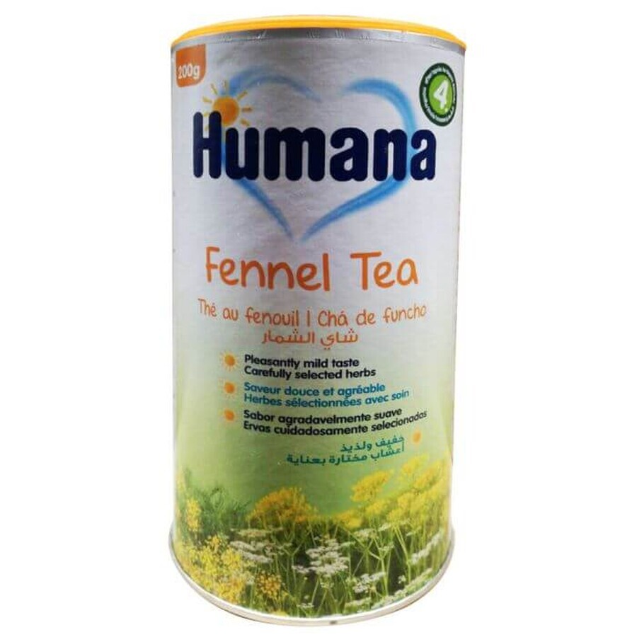 Ceai de fenicul cu chimen dulce, +4luni, 200 g, Humană