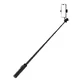 Selfie stick WC1Y2S telescopic de 1,3 m din aliaj de aluminiu cu suport pentru telefon - negru