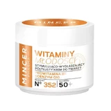 Mincer Pharma Vitaminen van de Jeugd 50+ Halfvette Stimulerende en Gladmakende Gezichtscrème Nr.352, 50 ml