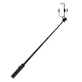 Selfie stick WC12YDS trepied telescopic de 1,3 m din aliaj de aluminiu cu lumină dublă și suport pentru telefon - negru