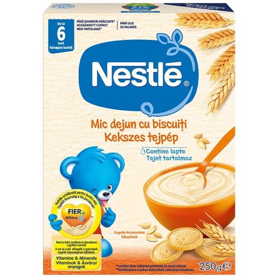 Frühstückscerealien mit Keksen und Milch, +6 Monate, 250 g, Nestle