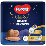 Culotte de nuit Elite Soft No. 3, 6-11 kg, 23 pièces, Huggies