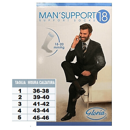 Calze compressive mediche per uomo n. 5, Gloria