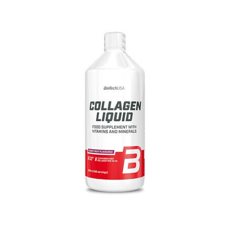 Liquid collagen with Forest Fruit flavor, 1 liter, BioTech USA