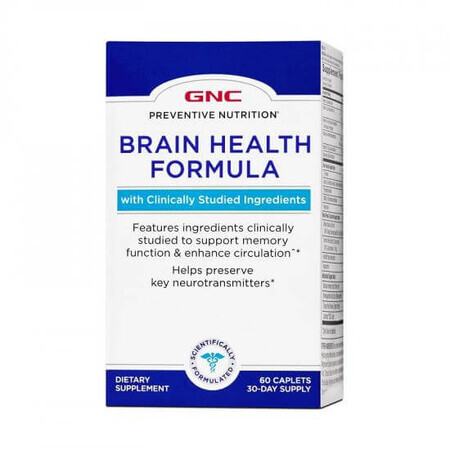 Brain Health Formula Preventive Nutrition (714112), 60 compresse, GNC