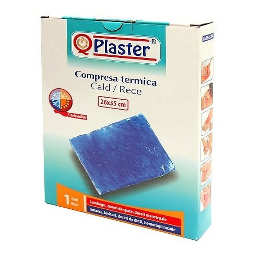 Impacco termico caldo/freddo, 26x35cm, QPlaster