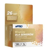 Apteo Vitamins for seniors with ginseng and lutein, 100 tablets