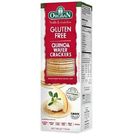 Craquelins de quinoa sans gluten, 100g, Orgran