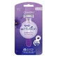 Wilkinson My Intuition Quattro Smooth Violet Bloom Wegwerpscheerapparaat voor vrouwen, 3 stuks