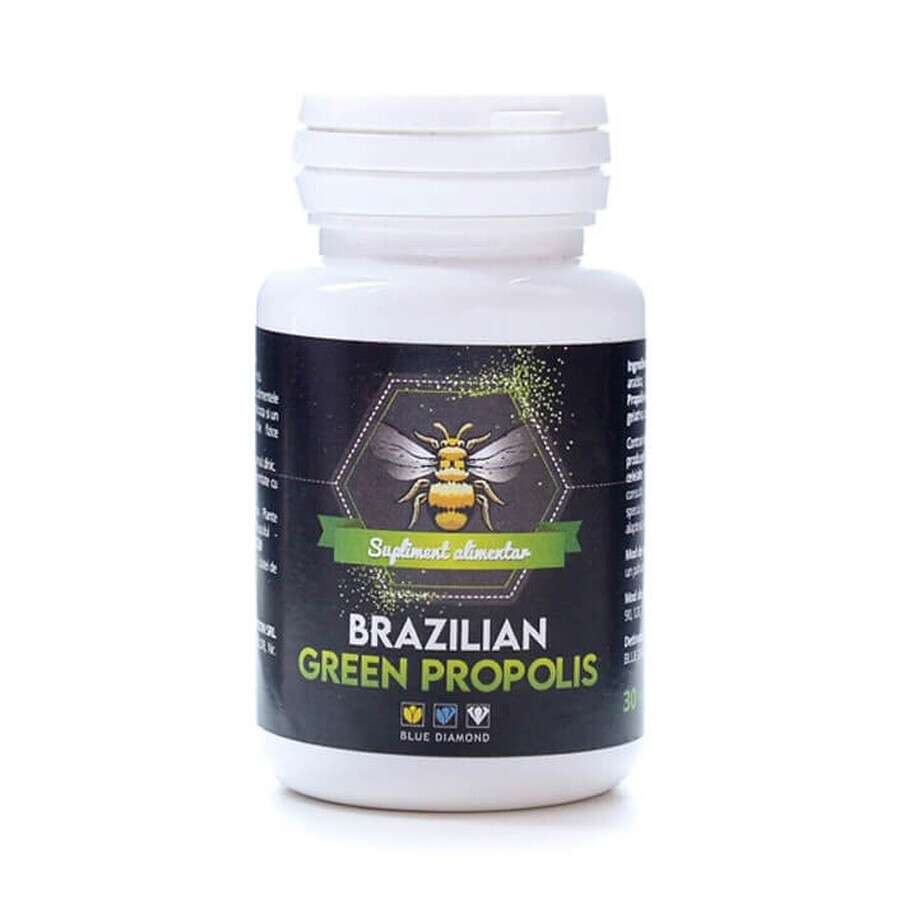Brasilianische grüne Propolis, 30 Kapseln, Blue Diamond