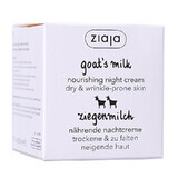 Crème de nuit hydratante aux protéines de lait de chèvre, 50 ml, Ziaja