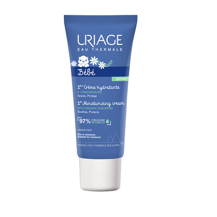 Crème hydratante visage 1er Baby, 40 ml, Uriage