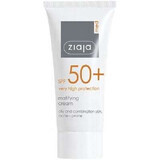 Crème matifiante avec haute photoprotection SPF50, 50 ml, Ziaja