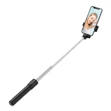 Selfie stick WRY1S telescopisch statief 0,7 m voor telefoon - zwart