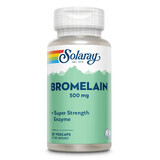 Bromelina 500mg Solaray, 30 capsule, Secom