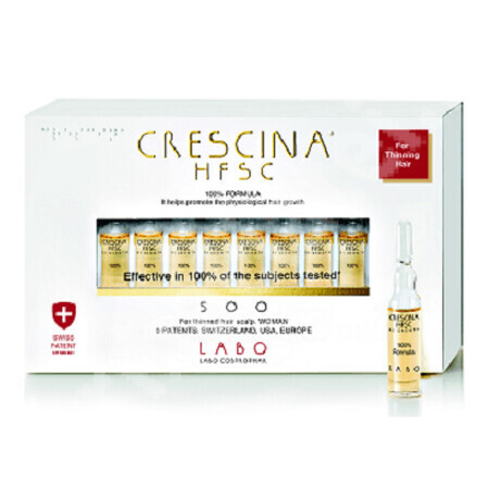 Crescina Re-Growth Woman, 20 fiole, Labo