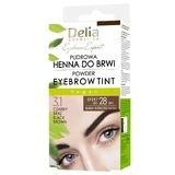 Delia Eyebrow Expert Powder Eyebrow Henna 3.1 Black Brown, 4 g