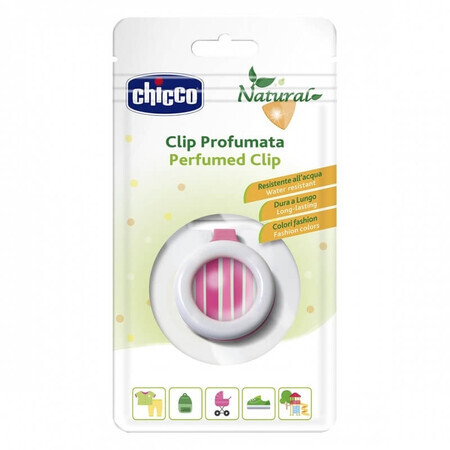 Chicco Clip Profumata Antizanzara Da 3 Anni Vari Colori, 1 Pezzo